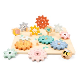 Spinning gear puzzle - garden
